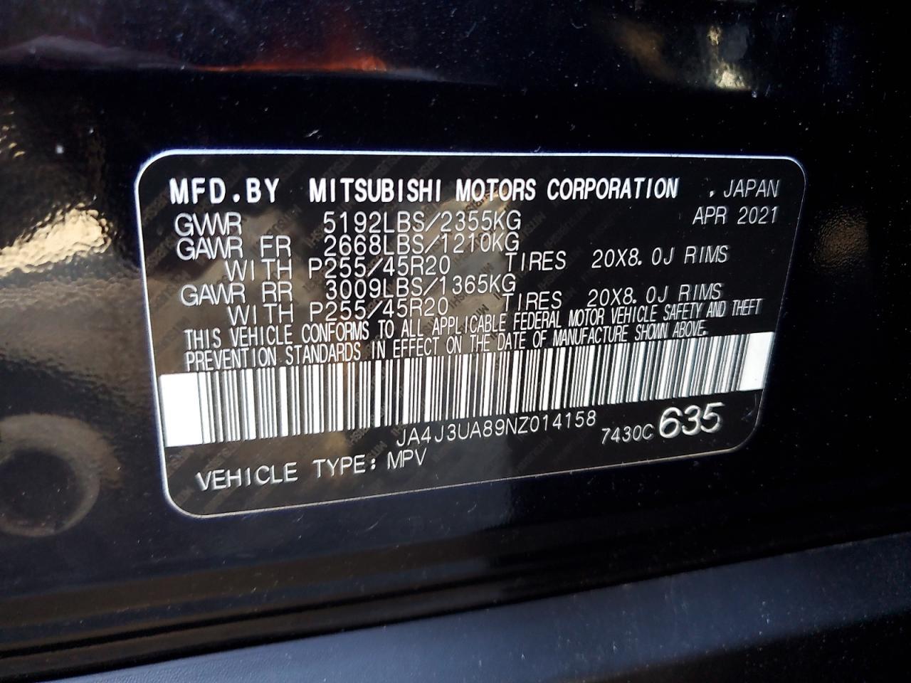 2022 MITSUBISHI outlander