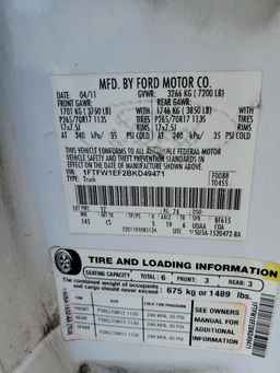 2011 FORD F-150