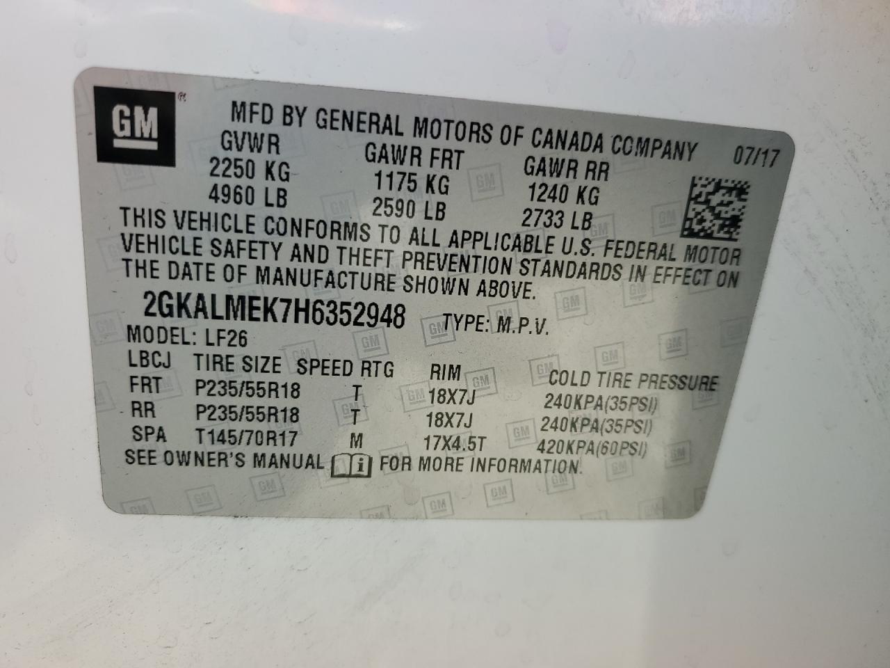 2017 GMC Terrain