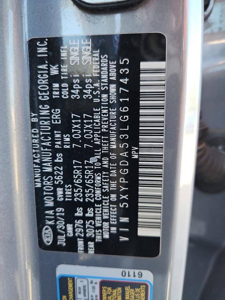 2020 KIA SORENTO
