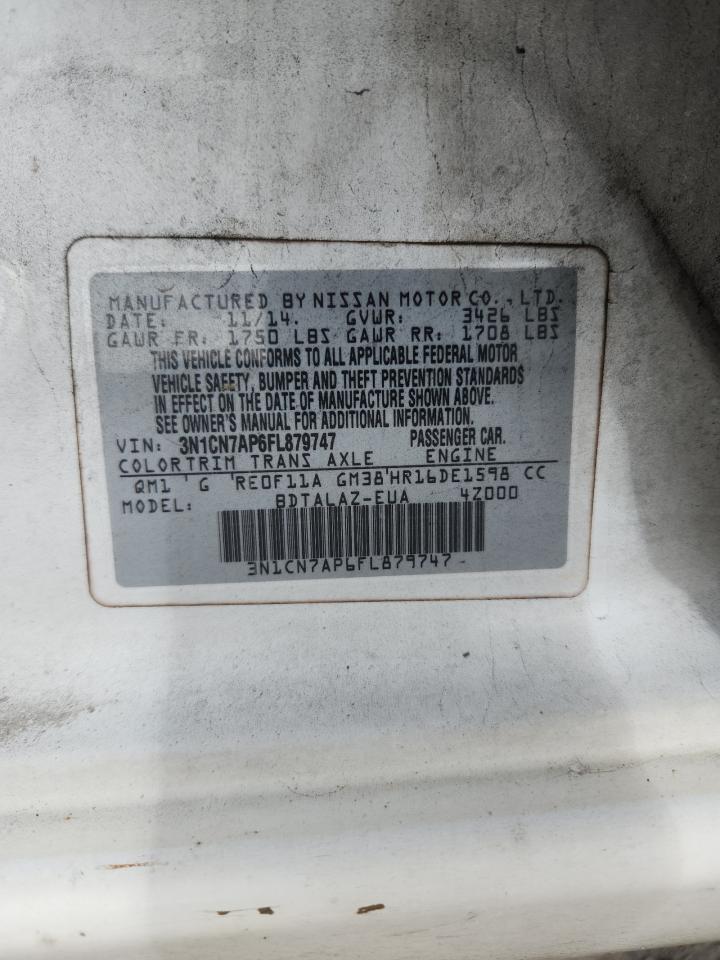 2015 NISSAN VERSA