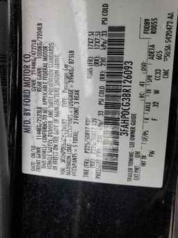 2011 FORD FUSION