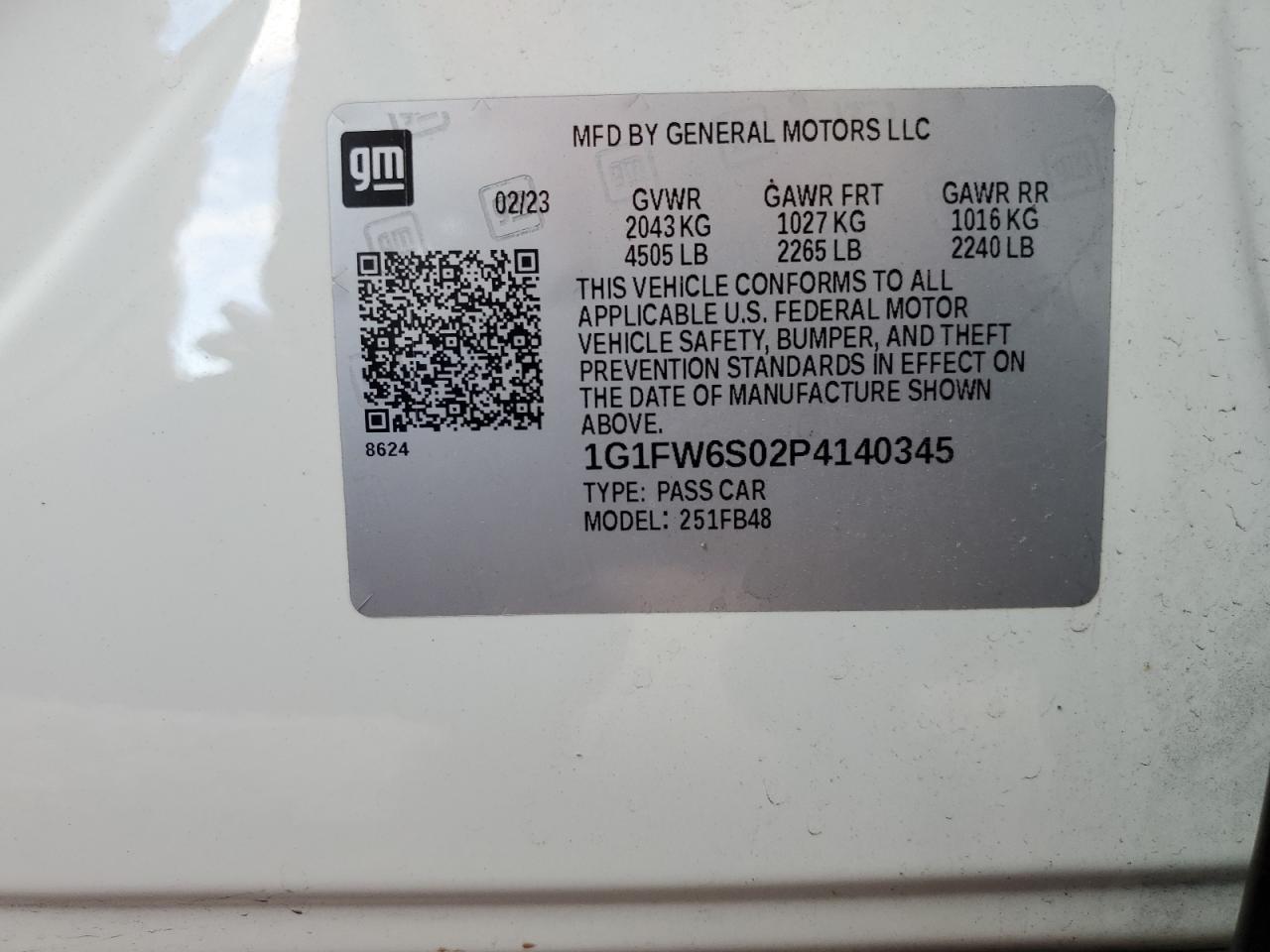 2023 CHEVROLET Bolt EV