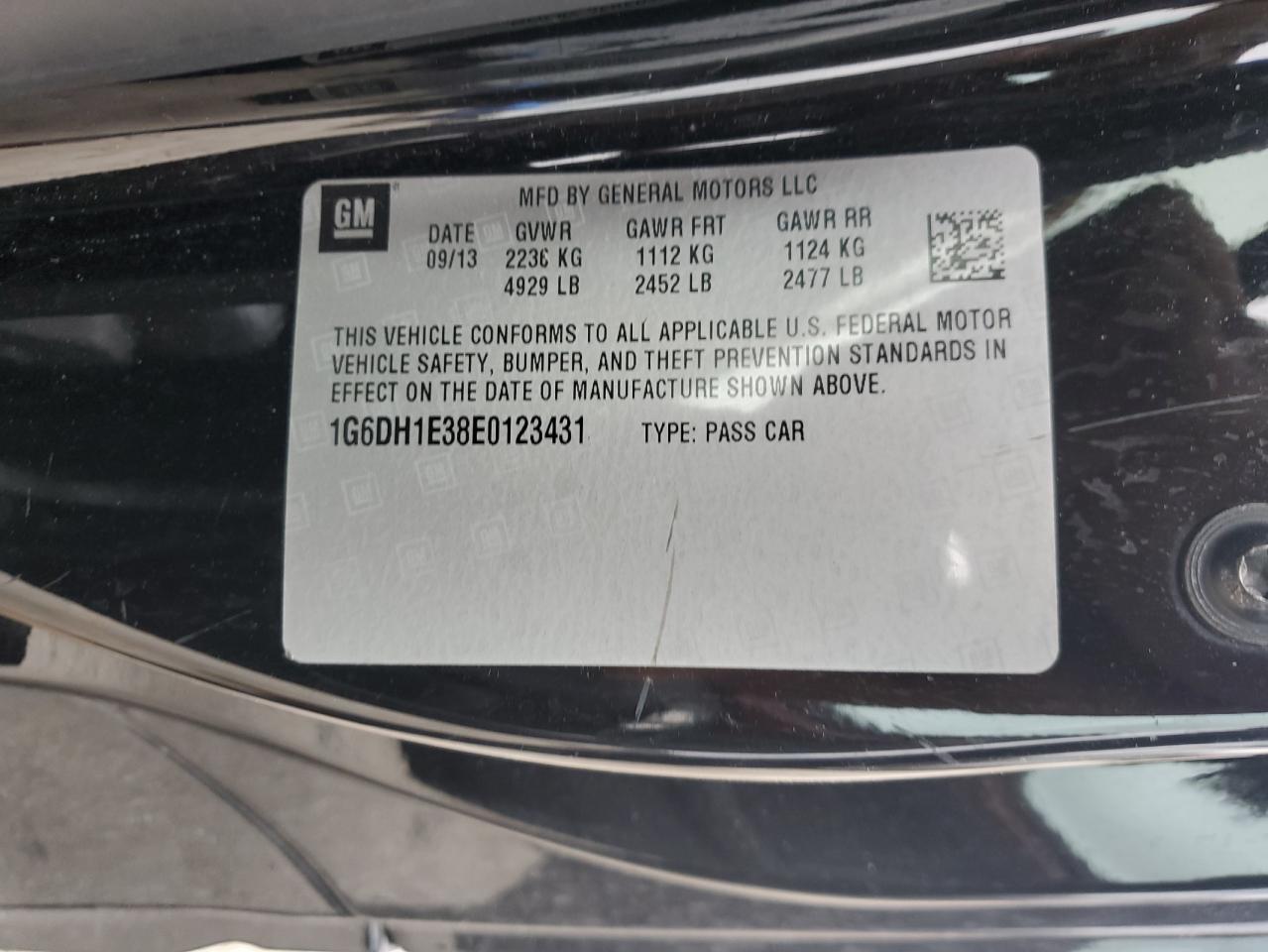 2014 CADILLAC CTS
