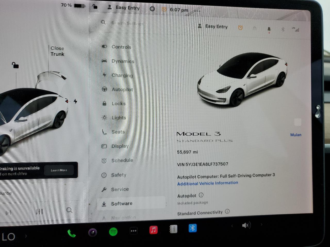 2020 TESLA MODEL 3