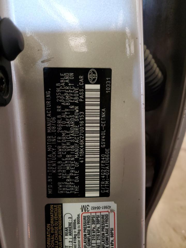 2007 TOYOTA CAMRY