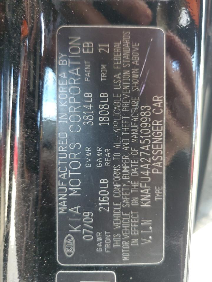 2010 KIA FORTE