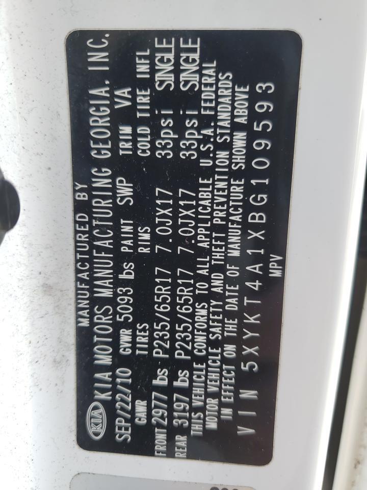 2011 KIA SORENTO