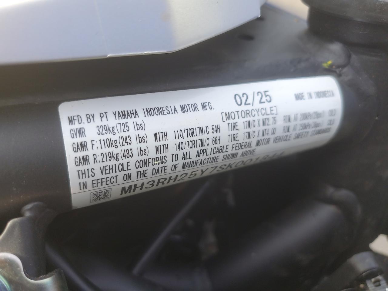 2025 YAMAHA YFZ320