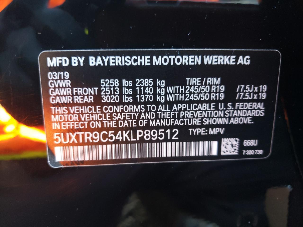 2019 BMW X3