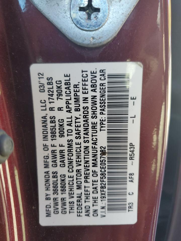 2012 HONDA CIVIC