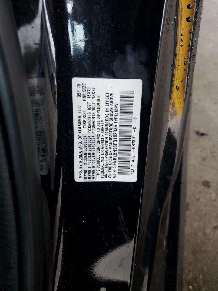 2015 HONDA ODYSSEY