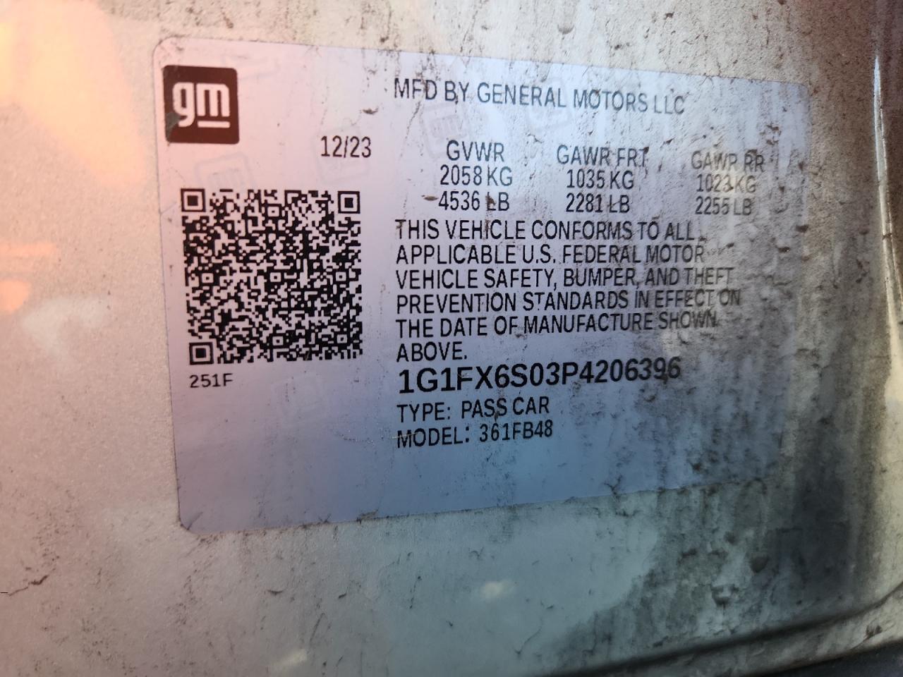 2023 CHEVROLET Bolt EV