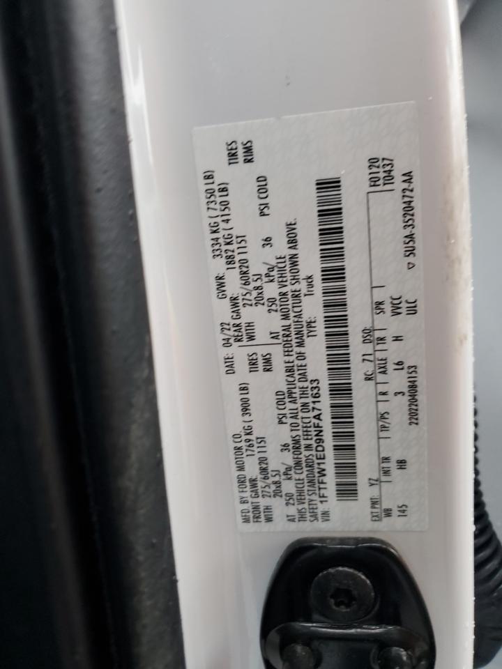 2022 FORD F-150