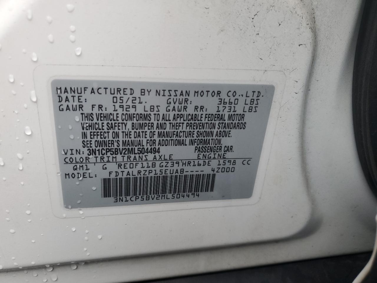 2021 NISSAN KICKS