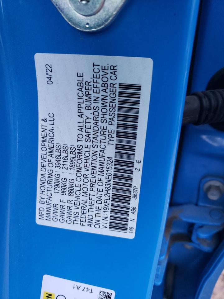 2022 HONDA CIVIC