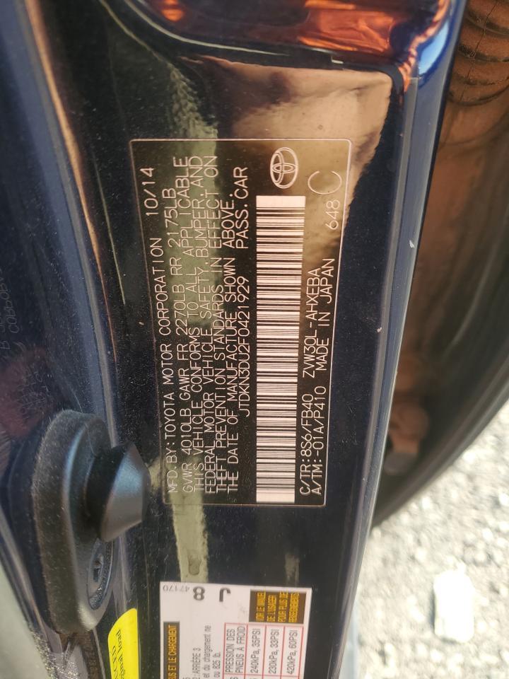 2015 TOYOTA PRIUS