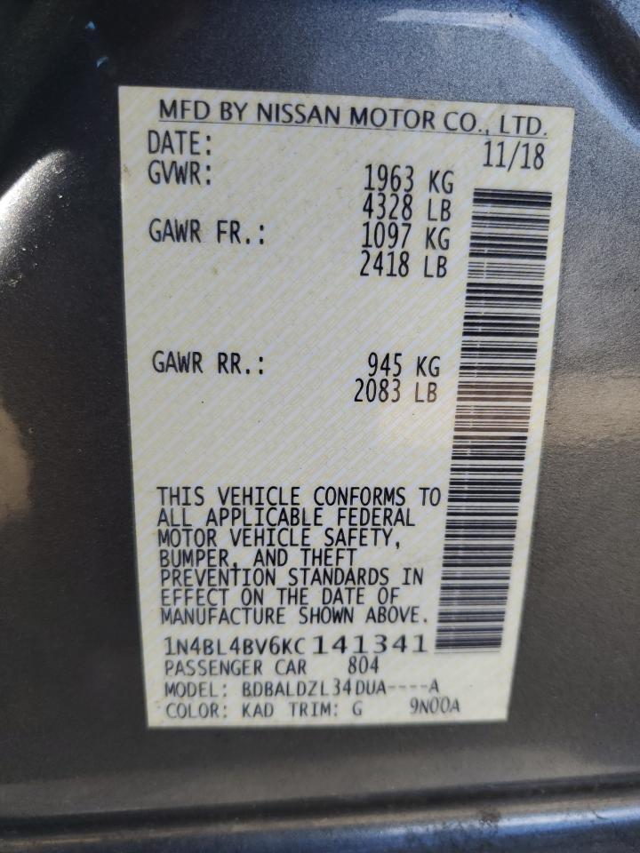 2019 NISSAN ALTIMA