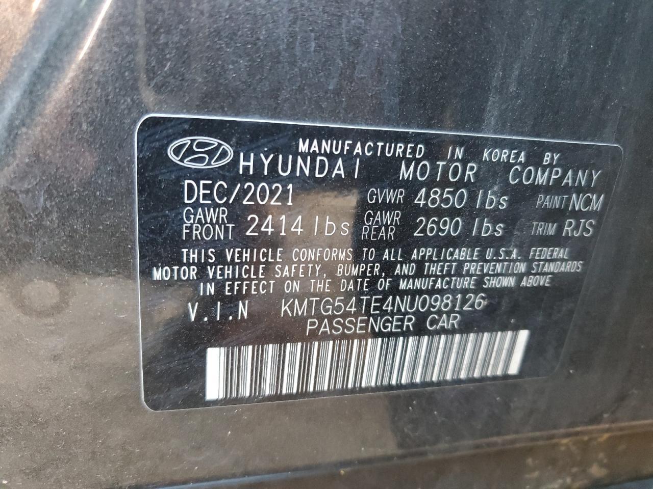 2022 GENESIS G70