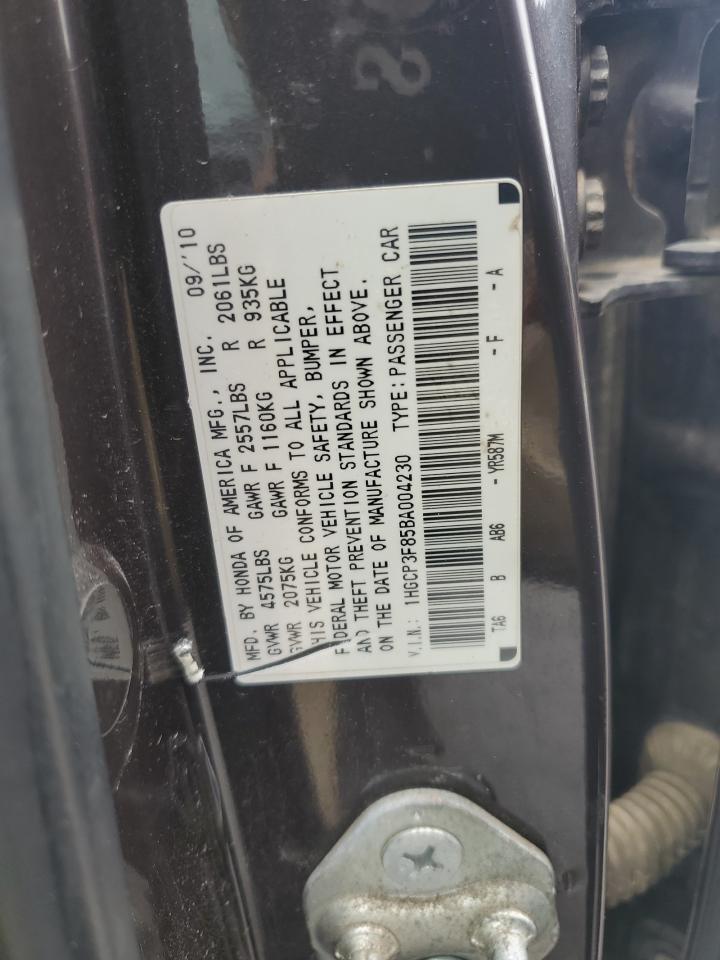 2011 HONDA ACCORD