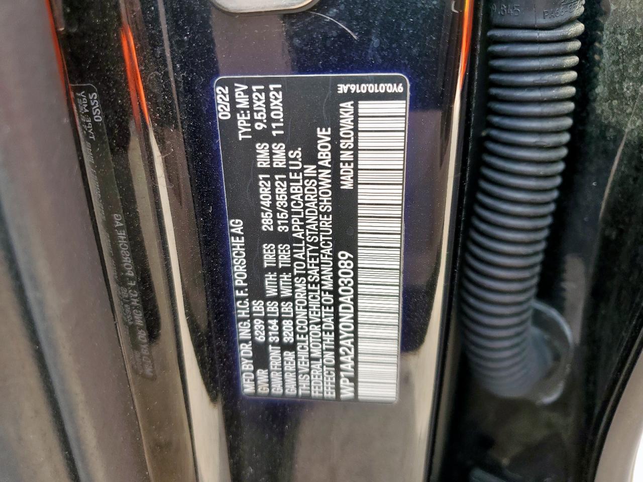 2022 PORSCHE CAYENNE