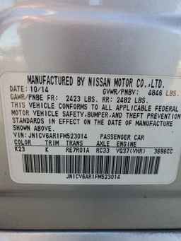 2015 INFINITI Q40