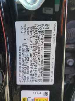 2023 HONDA CIVIC