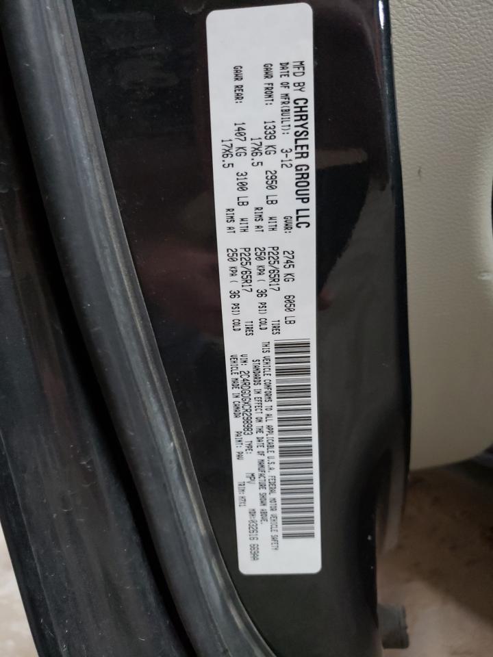2012 DODGE GRAND CARAVAN