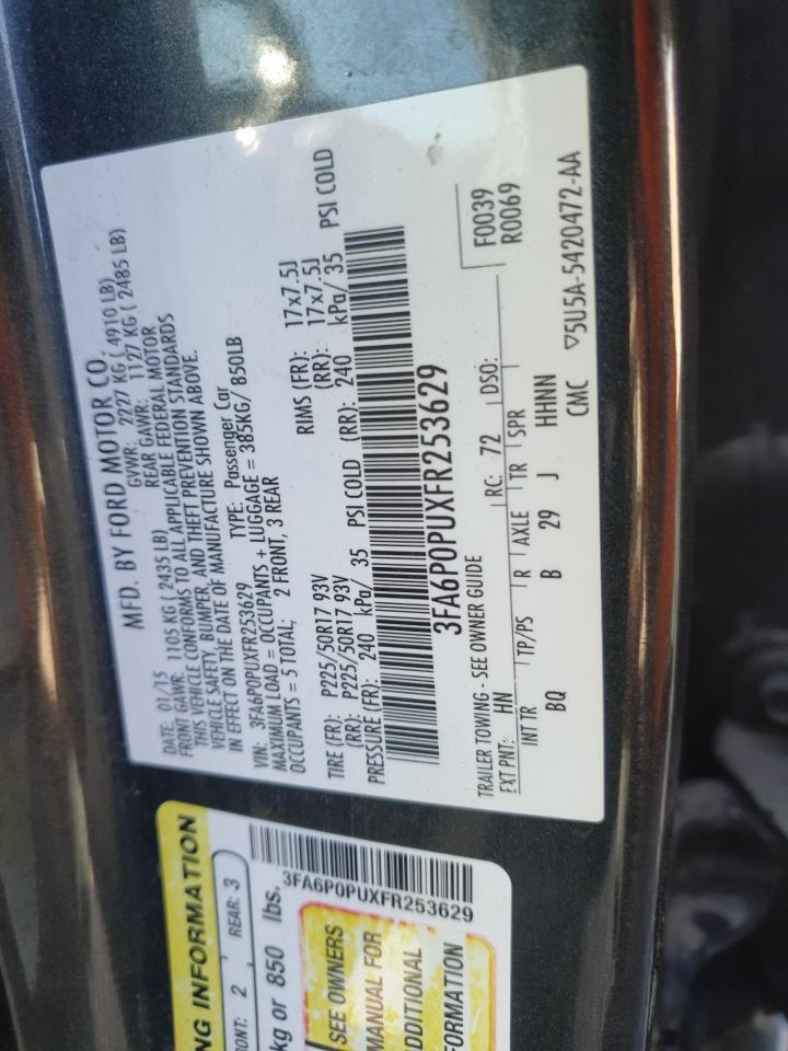 2015 FORD FUSION