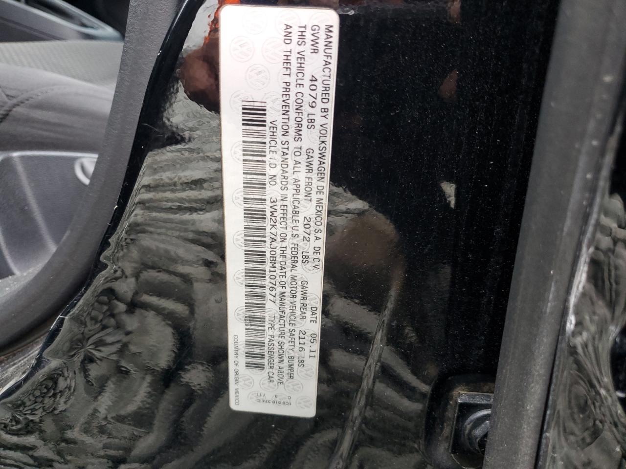 2011 VOLKSWAGEN JETTA