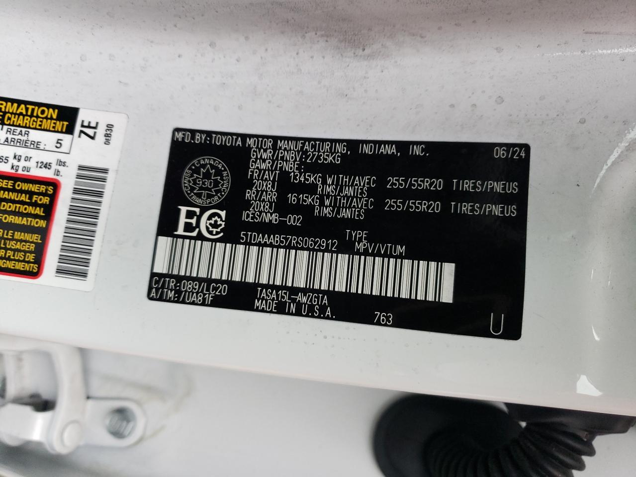 2024 TOYOTA HIGHLANDER
