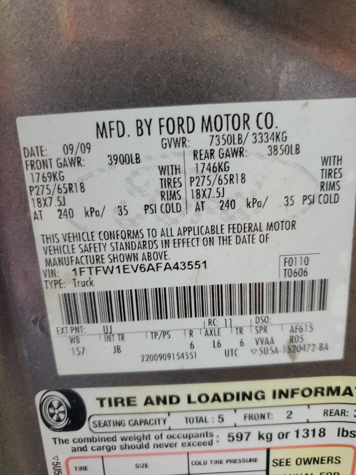 2010 FORD F-150