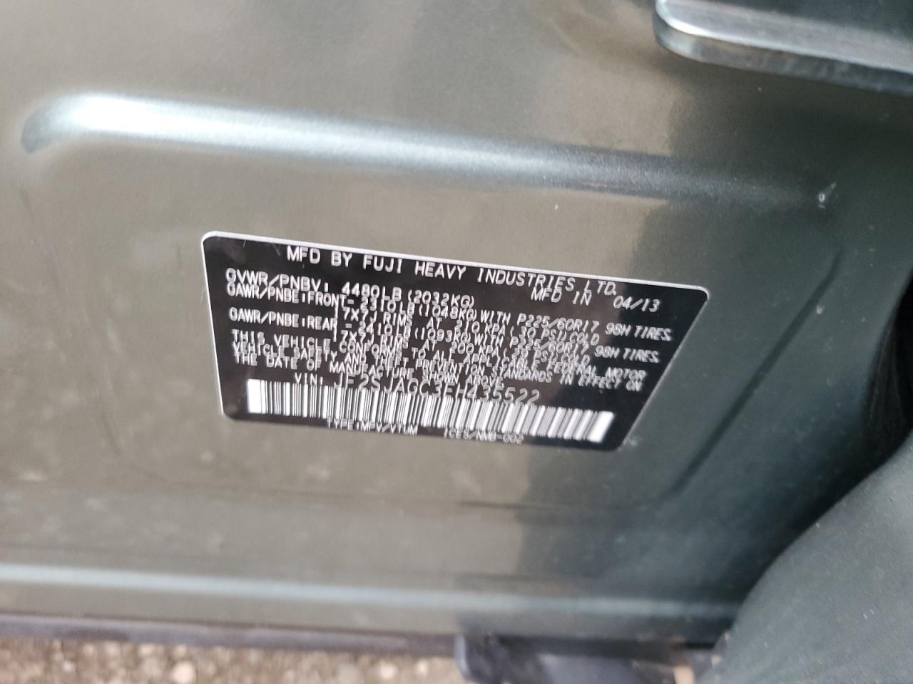 2014 SUBARU FORESTER