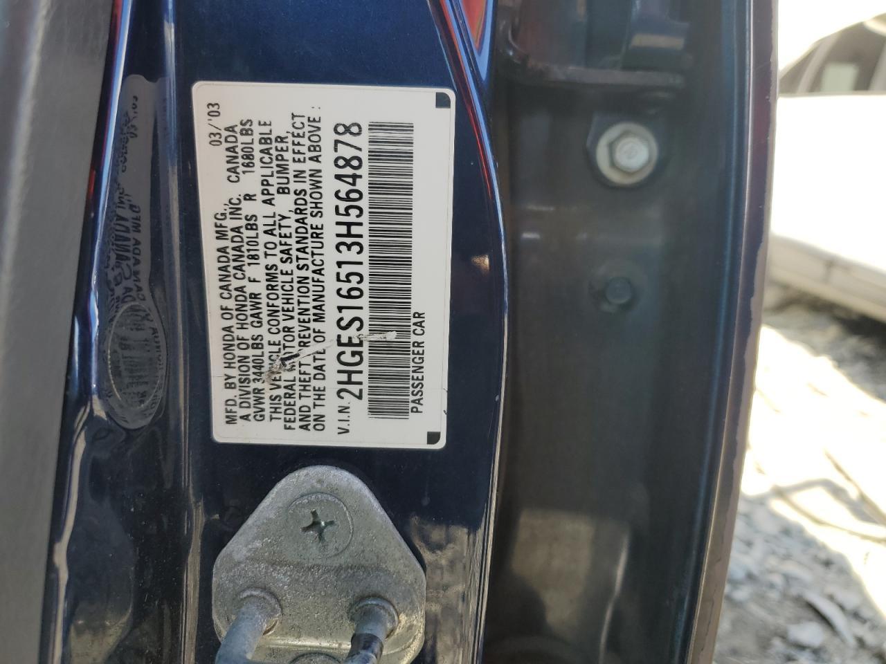 2003 HONDA CIVIC