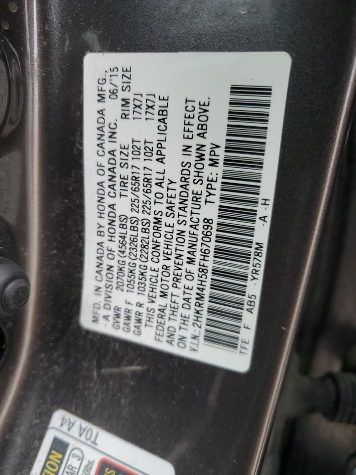 2015 HONDA CR-V