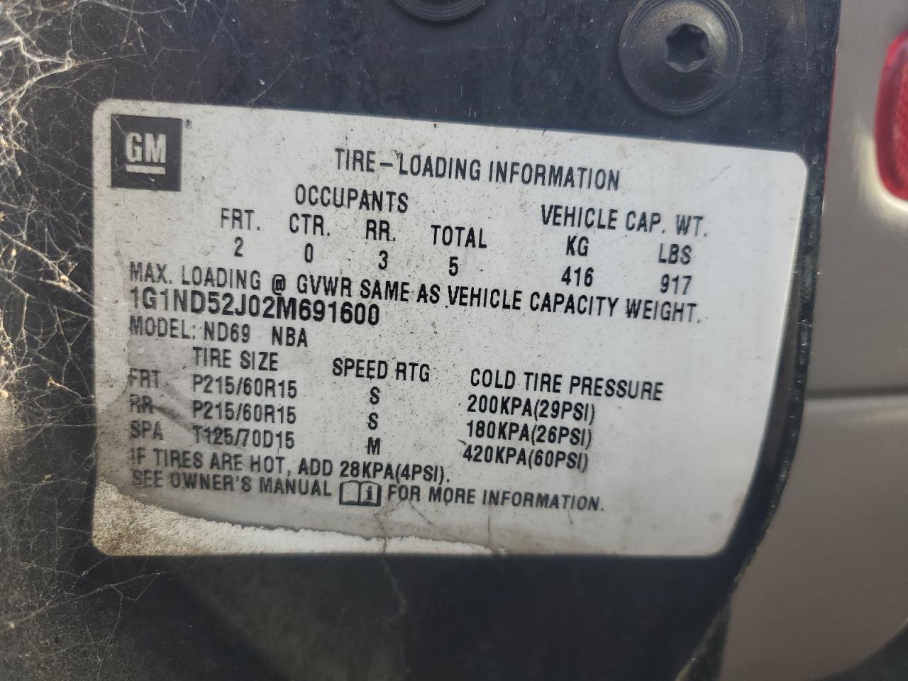 2002 CHEVROLET MALIBU