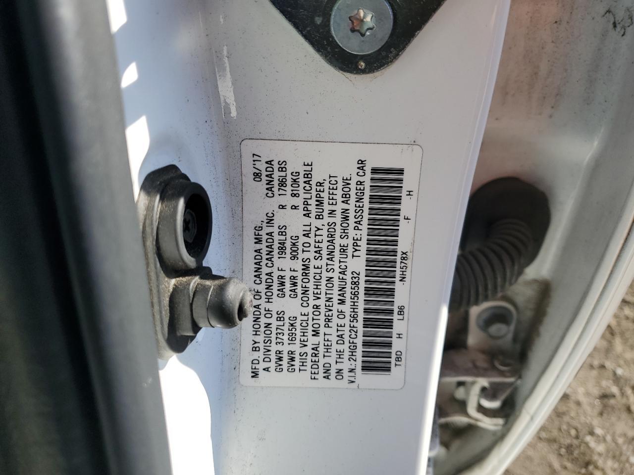 2017 HONDA CIVIC
