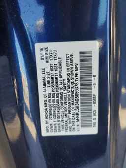 2016 HONDA ODYSSEY