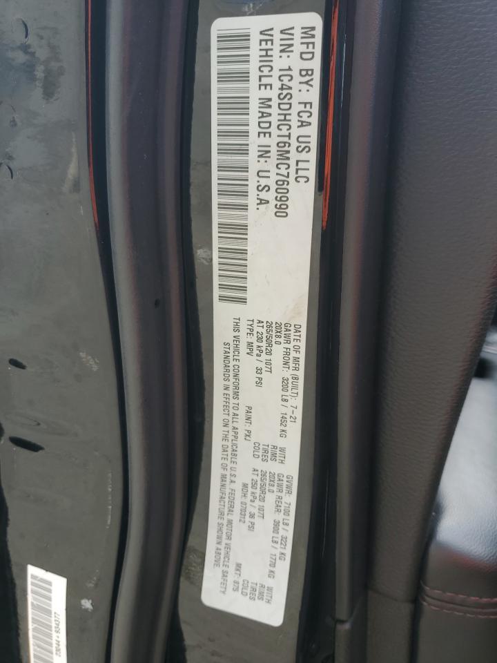 2021 DODGE DURANGO