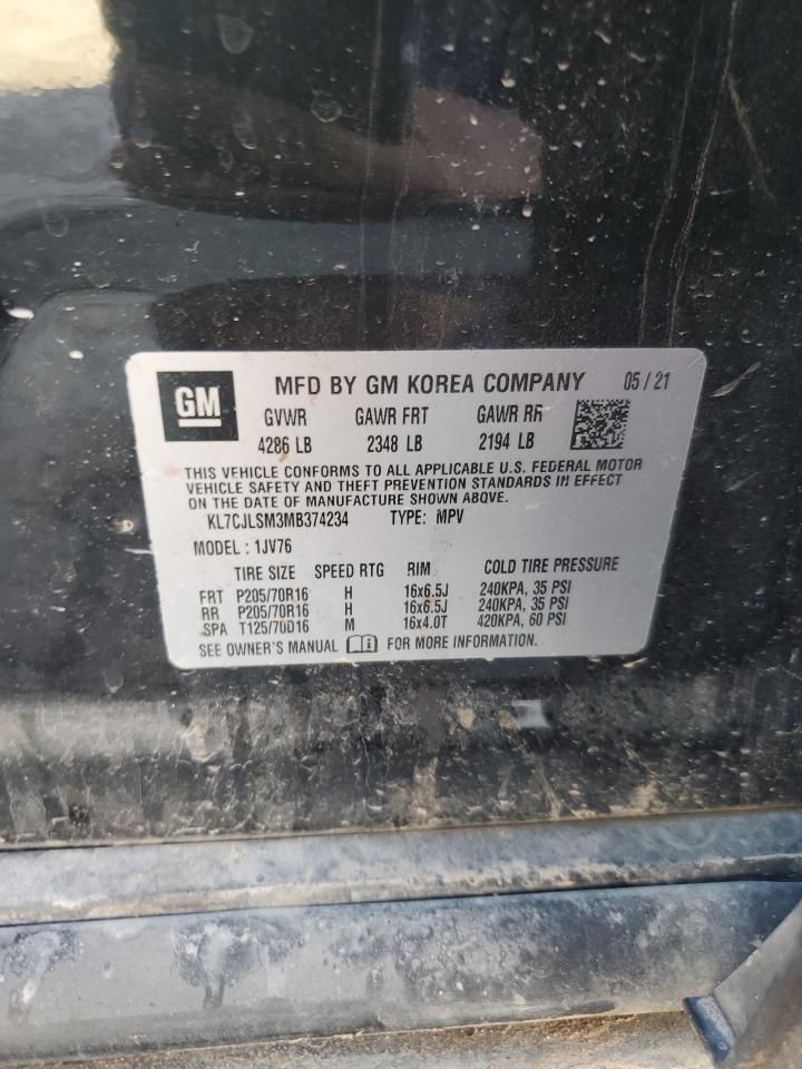 2021 CHEVROLET TRAX