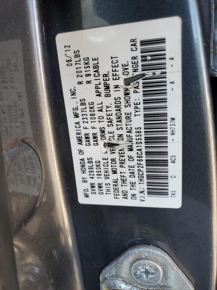 2012 HONDA ACCORD