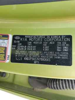 2017 KIA SOUL