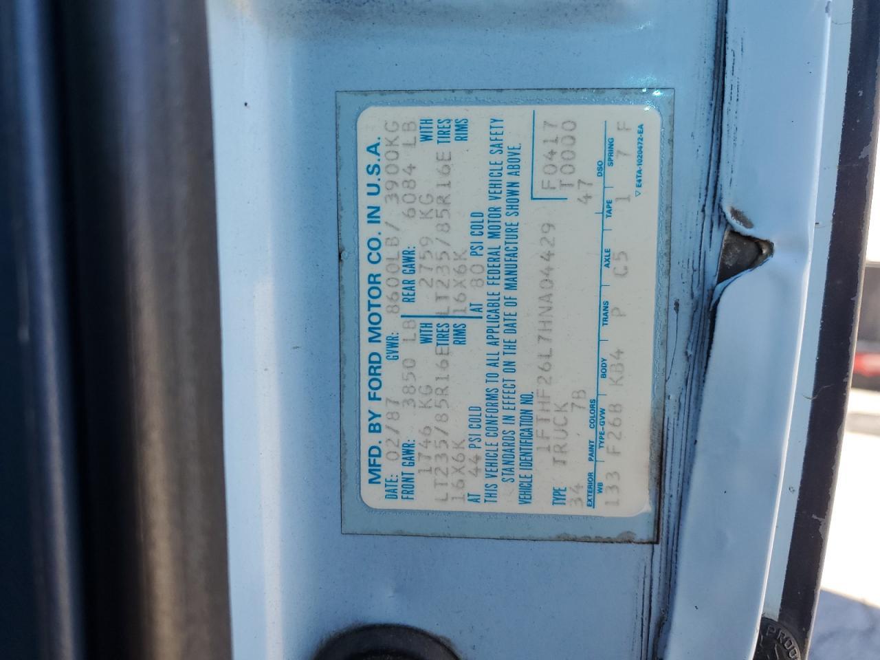1987 FORD F-250