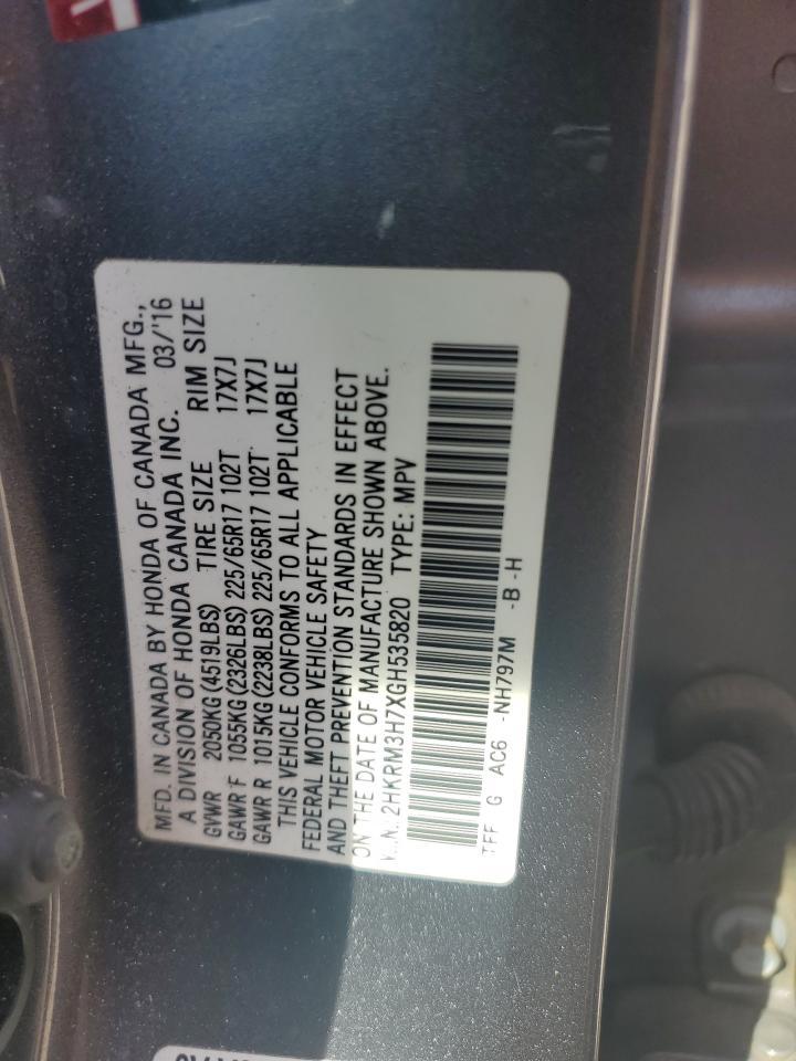 2016 HONDA CR-V
