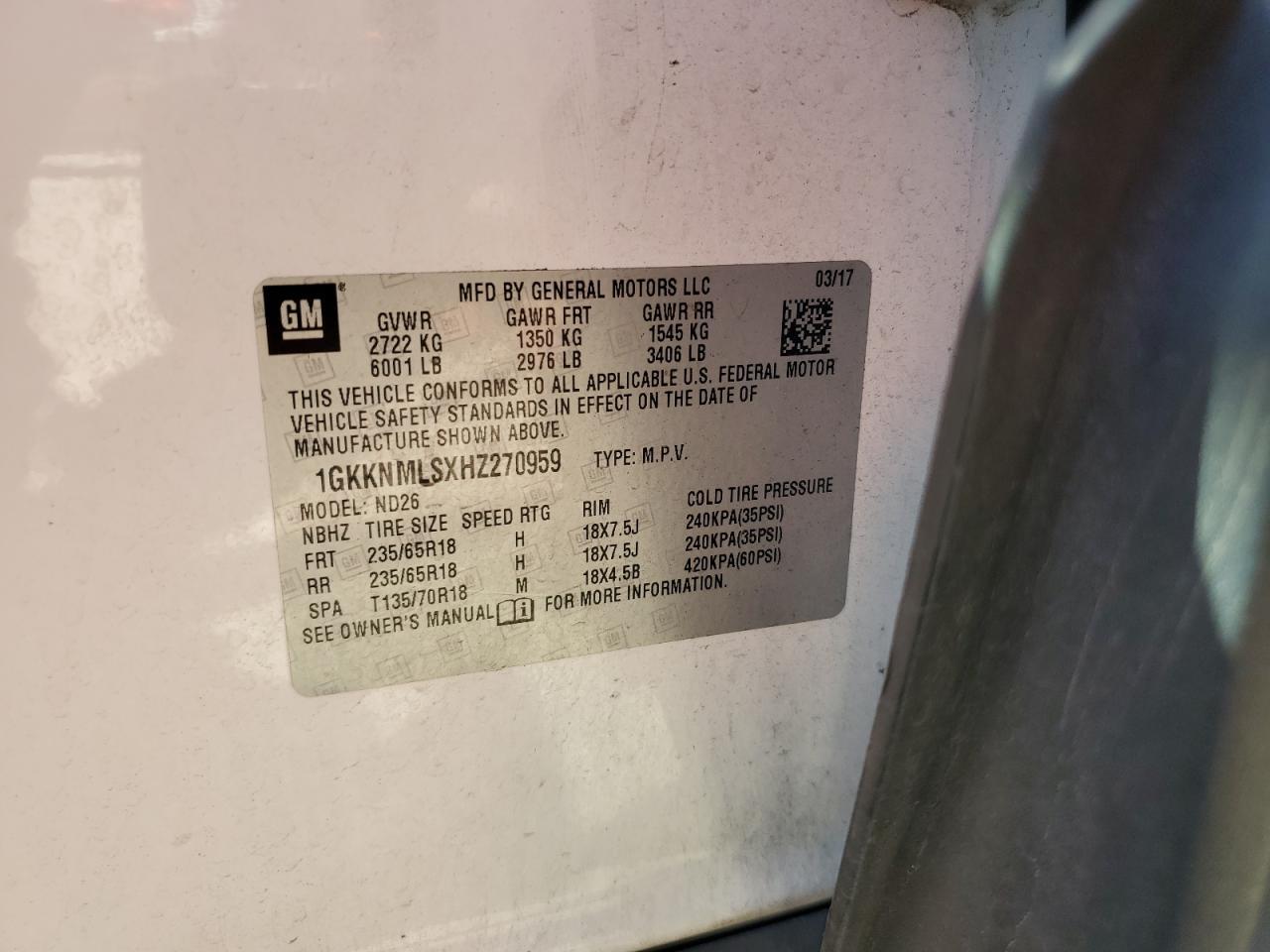 2017 GMC ACADIA