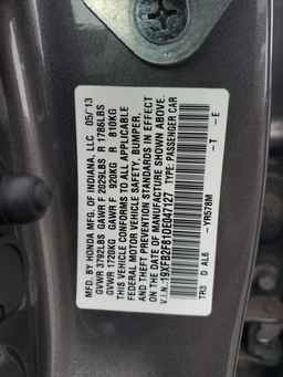 2013 HONDA CIVIC