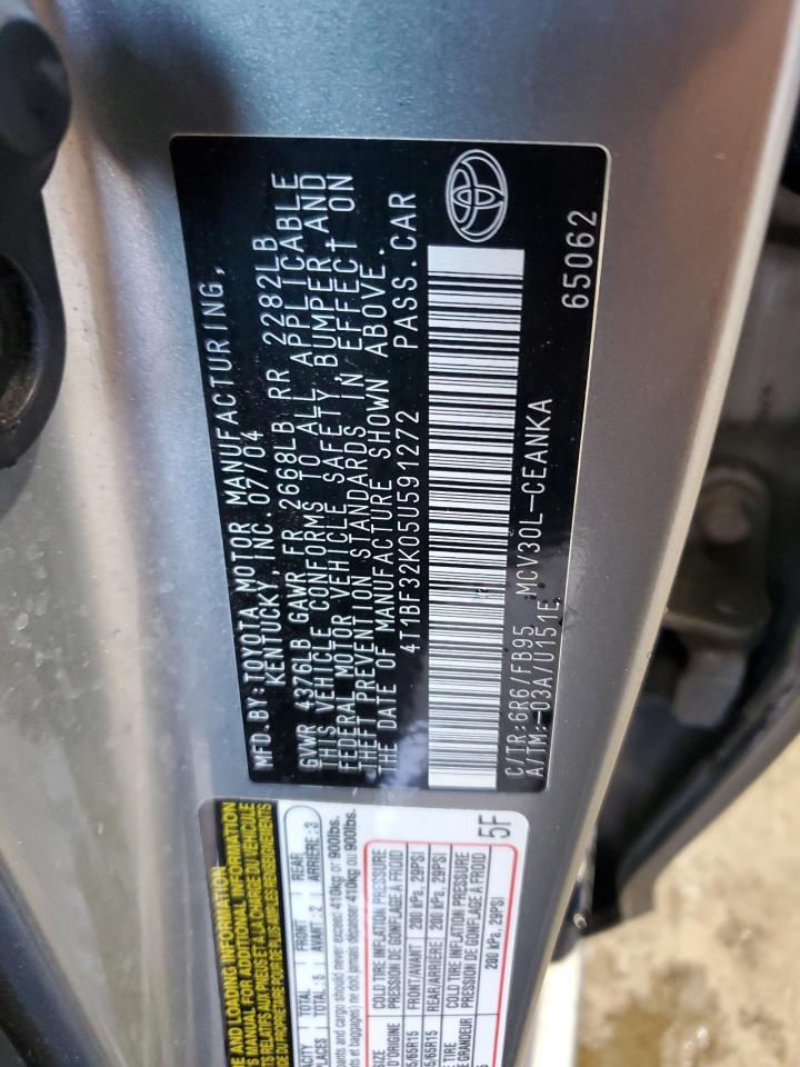 2005 TOYOTA CAMRY