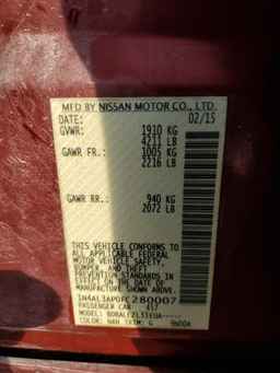 2015 NISSAN ALTIMA