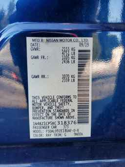 2019 NISSAN LEAF
