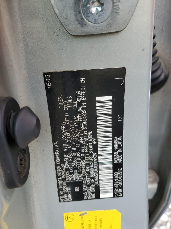 2004 LEXUS Rx 330